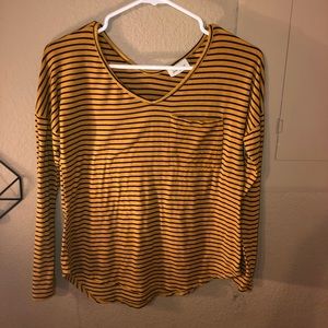Long sleeve striped tee